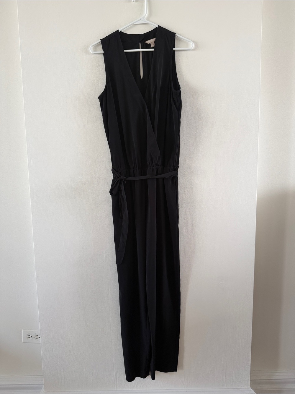 Banana Republic Factory Black Sleeveless Jumpsuit